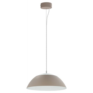 Marghera - 31.53W 1 LED Pendant In Contemporary Style-7.88 Inches Tall and 17.5 Inches Wide