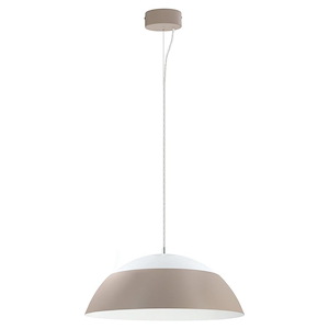 Marghera - 39.1W 1 LED Pendant In Contemporary Style-11 Inches Tall and 25.63 Inches Wide - 1257776