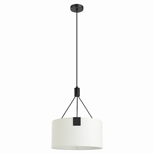 Tortola - 3 Light Pendant In Transitional Style-21 Inches Tall and 17.75 Inches Wide