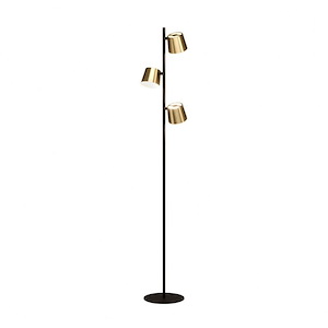 Altamira - 45W 3 Led Floor Lamp In Transitional Style 62.4 Inches Tall And 9.5 Inches Wide - 1100628