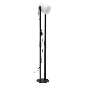Burbank - 15W 1 LED Floor Lamp In Transitional Style-54.88 Inches Tall and 9.88 Inches Wide