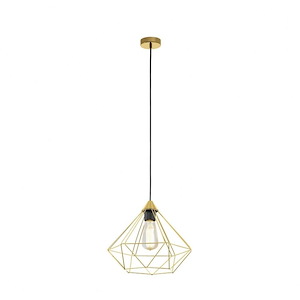 Tarbes - 15W 1 Led Pendant In Transitional Style 9.41 Inches Tall And 12.8 Inches Wide - 1100664