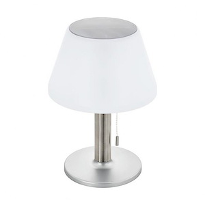 Solar - 0.2W 1 LED Outdoor Table Lamp-11.4 Inches Tall and 7.87 Inches Wide - 1297247