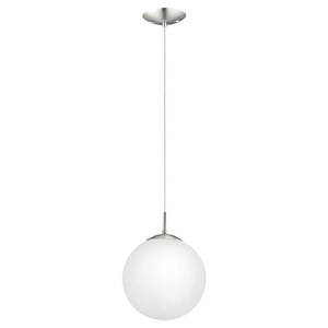 Rondo - 1 Light Pendant In Mid-Century Modern Style-10.38 Inches Tall and 9.88 Inches Wide