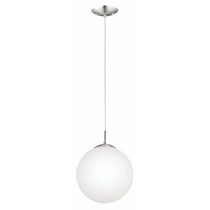Rondo - 1 Light Pendant In Mid-Century Modern Style-12.38 Inches Tall and 11.75 Inches Wide