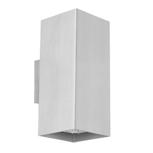 Madras - Two Light Square Cylinder Wall Light