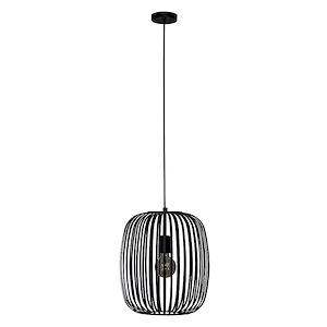 RomazzIna - 1 Light Pendant-14.65 Inches Tall and 12.75 Inches Wide