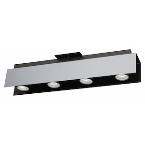 Viserba - 20W 4 LED Track Light In Industrial Style-4.38 Inches Tall and 4.5 Inches Wide