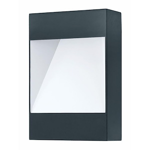 Manfria - 10W 1 LED Outdoor Wall Sconce In Contemporary Style-11.75 Inches Tall and 7.88 Inches Wide