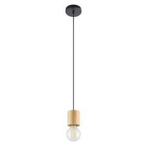 Turialdo - 1 Light Pendant In Scandinavian Style-3.13 Inches Tall and 4.5 Inches Wide