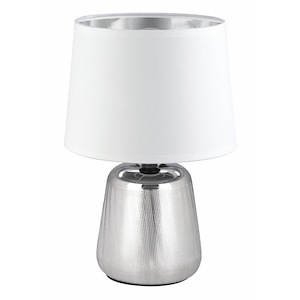 Manalba 1 - 1 Light Table Lamp In Contemporary Style-11.75 Inches Tall and 7.88 Inches Wide