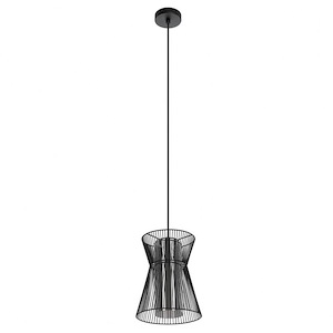 Maseta - 1 Light Pendant In Transitional Style 11.5 Inches Tall And 9 Inches Wide