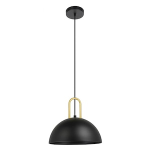 Calmanera - 1 Light Pendant In Contemporary Style-12 Inches Tall and 13.25 Inches Wide