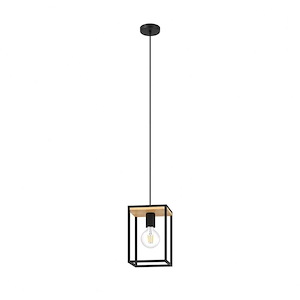 Libertad - 1 Light Pendant-10.25 Inches Tall and 7.1 Inches Wide
