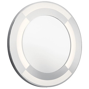 30 Inch 1 Led Round Lighted Mirror