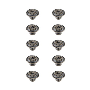 Corio - Mushroom Knob (Pack of 10)-0.6 Inches Tall and 0.9 Inches Wide