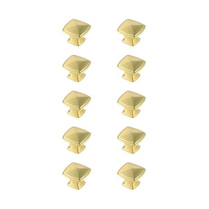 Marcel - Square Knob (Pack of 10)-1.2 Inches Tall and 1.2 Inches Wide