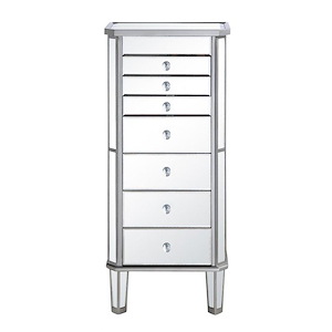 Contempo - Jewelry Armoire In Contemporary Style-40.5 Inches Tall and 12 Inches Wide