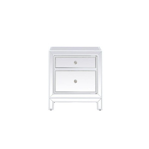 Reflexion - 1 Door Nightstand In Modern Style-24 Inches Tall and 14 Inches Wide - 688735
