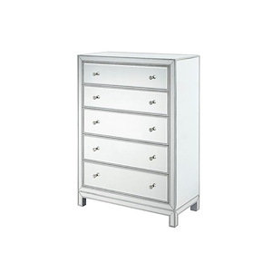 Reflexion - 5 Drawer Cabinet In Modern Style-48 Inches Tall and 16 Inches Wide