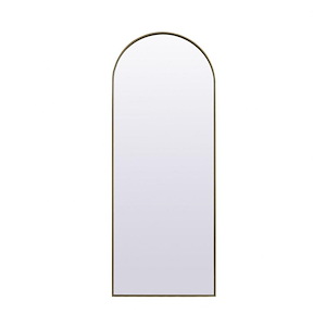 Ayra - Metal Frame Arch Full Length Mirror In Modern Style-74 Inches Tall and 28 Inches Wide - 1292405