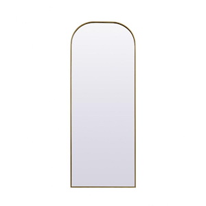 Blaire - Metal Frame Arch Mirror In Modern Style-74 Inches Tall and 28 Inches Wide