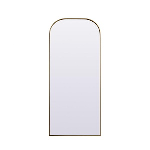 Blaire - Metal Frame Arch Mirror In Modern Style-76 Inches Tall and 32 Inches Wide