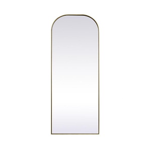 Blaire - Metal Frame Arch Full Length Mirror In Modern Style-74 Inches Tall and 28 Inches Wide - 1292430