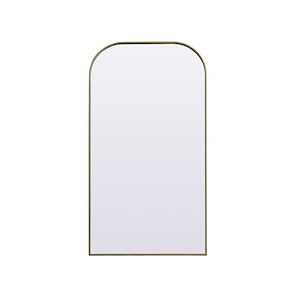 Blaire - Metal Frame Arch Full Length Mirror In Modern Style-66 Inches Tall and 35 Inches Wide - 1292432