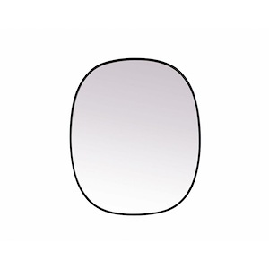 Brynn - Metal Frame Oval Mirror In Modern Style-36 Inches Tall and 30 Inches Wide