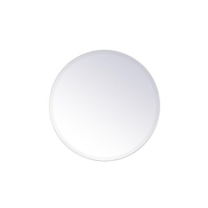 Gracin - Round Mirror In Contemporary Style-24 Inches Tall and 0.25 Inches Wide - 1301995