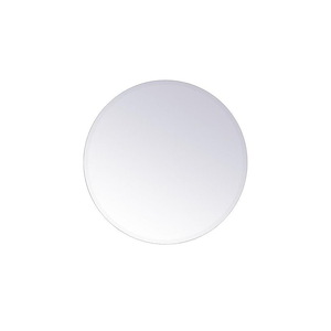 Gracin - Round Mirror In Contemporary Style-28 Inches Tall and 0.25 Inches Wide