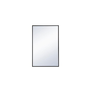 Monet - Rectangular Mirror In Modern Style-18 Inches Tall and 1 Inches Wide