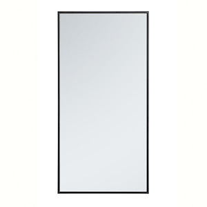 Monet - Rectangular Mirror In Contemporary Style-36 Inches Tall and 1 Inches Wide