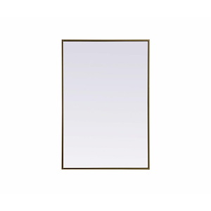 Eternity - Metal Frame Rectangular Mirror In Modern Style-36 Inches Tall and 24 Inches Wide