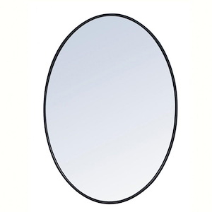 Decker - Oval Mirror In Contemporary Style-24 Inches Tall and 1 Inches Wide