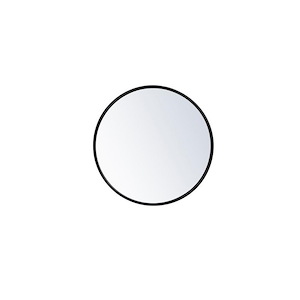 Eternity - Round Mirror In Mid-Century Modern Style-18 Inches Tall and 1 Inches Wide - 1302029