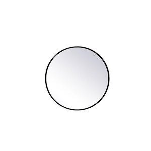 Eternity - Round Mirror In Mid-Century Modern Style-21 Inches Tall and 1 Inches Wide - 1302030