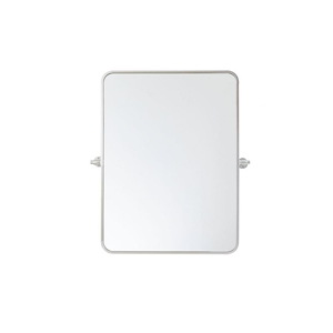 Everly - Soft Corner Pivot Mirror-32 Inches Tall and 24 Inches Wide