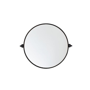 Everly - Round Pivot Mirror-24 Inches Tall and 24 Inches Wide - 1337625