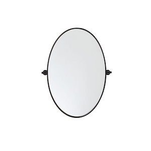 Everly - Oval Pivot Mirror-32 Inches Tall and 21 Inches Wide - 1337627