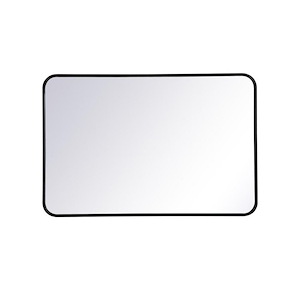 Evermore - Soft Corner Rectangular Mirror In Modern Style-36 Inches Tall and 1 Inches Wide - 1302051