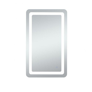 Genesis - 38W LED Soft Edge mirror In Modern Style-40 Inches Tall and 20 Inches Wide