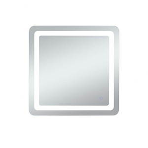 Genesis - 39.5W LED Soft Edge mirror In Modern Style-30 Inches Tall and 30 Inches Wide