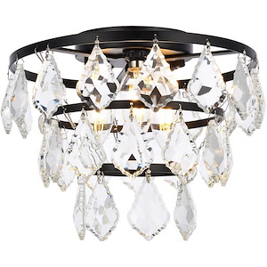 Ella  - 3 Light Flush Mount In Contemporary Style-9 Inches Tall and 10 Inches Wide - 1302258
