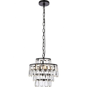 Mila - 3 Light Pendant In Contemporary Style-10.5 Inches Tall and 12 Inches Wide