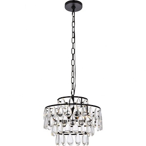 Mila - 3 Light Pendant In Contemporary Style-10.5 Inches Tall and 14 Inches Wide - 1302199