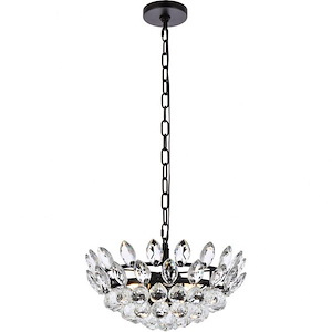 Emilia - 3 Light Pendant In Contemporary Style-7 Inches Tall and 16 Inches Wide