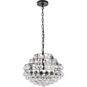 Savannah - 3 Light Pendant In Contemporary Style-13 Inches Tall and 16 Inches Wide