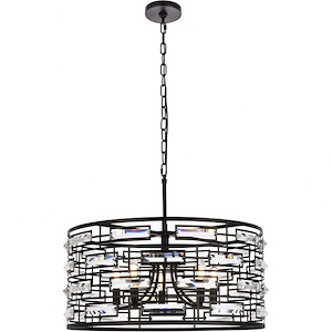 Kennedy - 5 Light Pendant In Contemporary Style-11.5 Inches Tall and 24 Inches Wide - 1302282